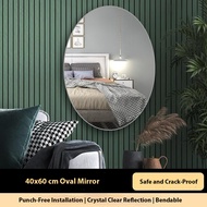 Acrylic HD Mirror Sticker Mirror Wallpaper Makeup Full-Body Mirror - (Double-Sided Adhesive Tape are Included)