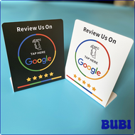 [BUBI] NTAG216 888ไบต์โซเชียลมีเดีย NFC Google Review ยืนแสดงแตะที่รีวิวโทรศัพท์ได้อย่างง่ายดาย ☆