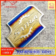[NẮP BÌNH DẦU TITAN] TEM BẢO VỆ NẮP BÌNH DẦU LOGO CHE NẮP BÌNH DẦU TITAN CHO SATRIA HÀNG CAO CẤP