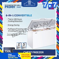 Haier 750L 2 Door 6 In 1 Chest Freezer BD-788HP