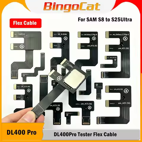 DL400 Pro LCD Test Flex Cable For S25 S21 S22 S23 S24 Ultra/Plus Flip 4 5 A72 A71 A70 A51 A55 S25 A5