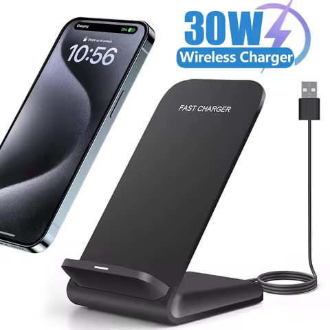 30W Magnetic Car Wireless Charger for iphone16 15 14 13 Pro Max Car Charger Stand Macsafe Wireless C