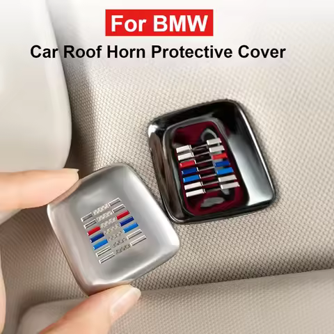 For BMW X1 X2 X3 X4 X5 X6 X7 1 2 3 4 5 6 7 Series Stainless Steel Car Roof Horn Decorative Microphon