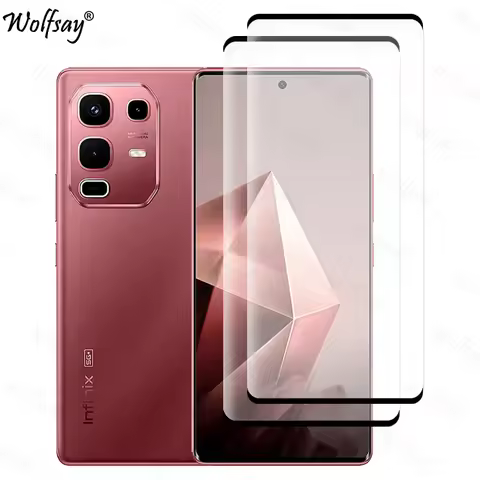 Curved Edge Tempered Glass For Infinix Note 50s Screen Protector Infinix Note 50s 5G Full Cover Glas