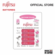 Fujitsu Light Weight & Durable AA Rechargeable Battery (1000mAh x 4 Cells)
