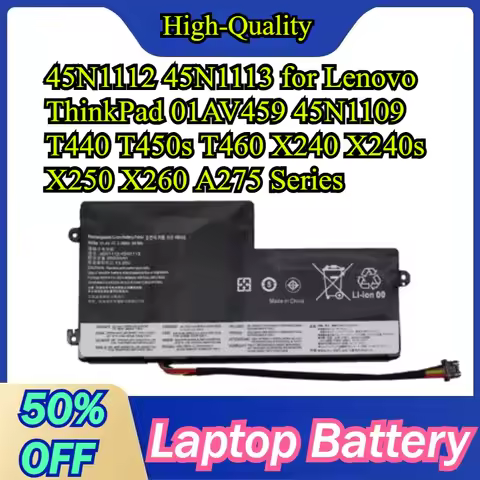 High-Quality Laptop Battery 45N1112 45N1113 for Lenovo ThinkPad 01AV459 45N1109 T440 T450s T460 X240
