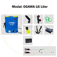 🔥READY STOCK🔥Ship In 24Hrs🔥 20L TURBO / 18L /16L OGAWA Battery Sprayer with Double Pump Technology C