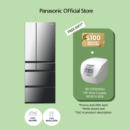 Panasonic Premium Made in Japan MIJ 6-Door Refrigerator NR-F603GT-SS (Dark Grey)