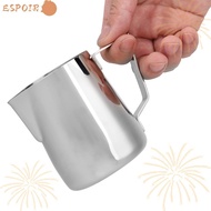ESPO Milk Frothing Pitcher, Thickening Design 150ML Capacity Stainless Steel Jug, Latte Art Stainles