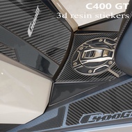 C400gt Accessories Motorcycle 3D Epoxy Resin Sticker Protection Kit for BMW C400GT C400 GT 2021-2023