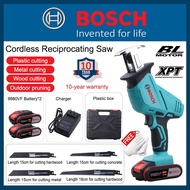 Bosch 9980VF Reciprocating Saw Cordless Gergaji Elektrik for Wood Metal Cutting with 2 Battery Chain