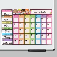 AKINA SAVE A3 Magnetic Erasable Calendar Whiteboard Free Duster + Whiteboard Marker School preschool