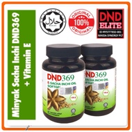 2 BOTOL MINYAK SACHA INCHI + VITAMIN E 500 MG SoftGel Formulasi DR NOORDIN DARUS DND. MAL21096055N