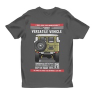 Retro Vintage Land Cruiser Gear FJ 40 Charcoal T-Shirt