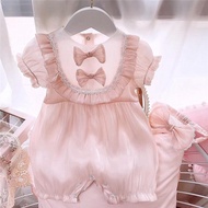 Baby Jumpsuit Dress Full Month Dress Hundred Days Romper 6/21