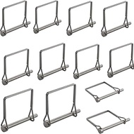 12 PCS Towing Hitch Clips Trailer Coupler Pin Hardware Pins Trailer Hitch Locking Pin 1/4" x 2-3/4" 