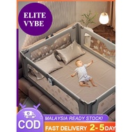 Elite Vybe 6th Gen Baby Bed Rail | Zoo & Totoro Designs | 5 Colors | Anti-Fall Safety Fence | 150/18