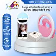 LAMPU SELFIE BULAT KAMERA CAMERA HP FLASH / RINGLIGHT SELFIE LED