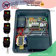 LIVE Autogate Control Panel Set with 3x Remote 2 Channel - for Arm Motor/ Swing / Folding Gate (With / Without Battery )