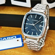 Jam Tangan Pria Casio Waterproof Date Stainless Steel Quartz A138 LTP-E117D Fashion Kasual untuk Pel