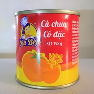 Ba Bep Tomato concentrate 198g Tomato paste - Canned Tomato sauce made from fresh tomatoes. Large ca