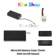 Microbit / Micro:bit Battery Case (2xAA) With On/Off Switch