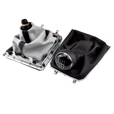 5 / 6 Speed Manual Transmission Gear Shift Knob Shift Lever Knob with Gaiter Boot Cover Case for Vol