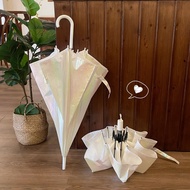 Aurora Umbrella Long-handled Rain or Rain Sun Umbrella ins Folding Ultraviolet High-value Sunshade S