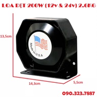 Bộ Còi Hú 12V/24V CJB 200W (9 Chế Độ Âm Thanh) Cho Xe Ưu Tiên