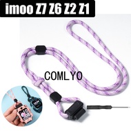 For imoo Watch Z7 Z6 Z2 Z1 Neck Lanyard Anti-lost Hanging Braided Kids Watch Rope Pendant Chain Accessories