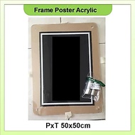 Acrylic Poster Frame PxT 50x50cm