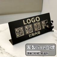 [Free Shipping Customization] qr code Stand Cash Register Price Card QR code Table Card Cash Registe