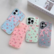 Floral bow Case 2 in 1 Case For Itel A90 S25 ULTRA P65 RS4 S23 S23+ POVA7 POP9 Hot40 Smart9 Hot 50 P