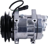 HOLDWELL 24V 2-Wire A/C Compressor LC91V00002F3 LC91V00002F1 compatible with Kobelco ED190LC SK160LC