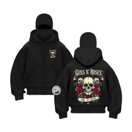Lazarus Balaclava Jacket Sweater Hoodie Zipper Unisex Cotton Plecce Size M-XXL Black Guns N Roses Go