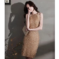 Stunning Evening Gown for Women2024New Luxury High-End Host Dress Elegant Evening Gown