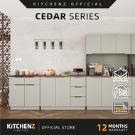 [FREE Shipping] KitchenZ Cedar Series Full Melamine Tall Kitchen Cabinet With Soft Close Door
