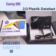 HDD CASE CASING EXTERNAL HARDISK 2.0 2.5 INCH SATA HARDISK CASING/ SATA USB 2.0 DATAFAST PLASTIC