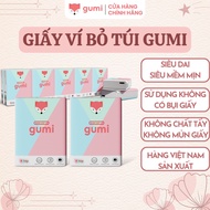 Gumi 4-layer pocket tissue, 10 packs, soft, tough and safe