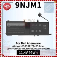 9NJM1 Laptop Battery for Dell Alienware 15 R3 17 R4 R5 P31E P69F Series Notebook 0546FF 0HF250 44T2R
