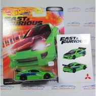 Hotwheels Mitshubishi Eclipse Fast Furious Premium