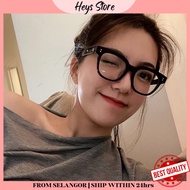 [Ready Stock] Square Thick Spek Korean Fashion Spec Glasses transparent spectacles Frame Plastic Gla