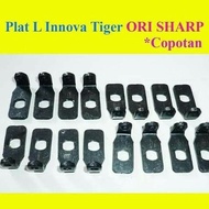 Plat L Sharp Tiger , Innova , Original Copotan