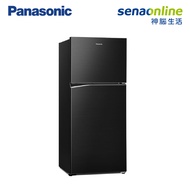 Panasonic 422L無邊框鋼板變頻雙門電冰箱 晶漾黑 NR-B421TV-K【贈基本安裝】