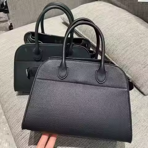 Fashionable Margaux10 High Quality Cowhide Handbag Casual Soft Shoulder Bag Genuine Leather Large Ca