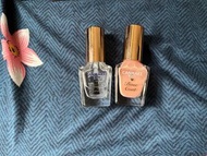 Canmake top coat & base coat