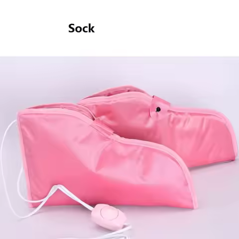 Short heating foot socks foot care foot mask heating sleeve electric heating care foot socks foot ma