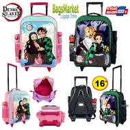 B2BSHOP Kid's Luggage 14 "(M-Medium) Backpack With Wheels For Children. School Bag Authentic Batman 