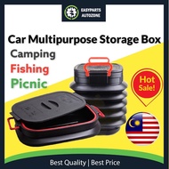 Autozone Collapsible Car Boot Storage Box Organizer Big 37L Portable Light Kotak Simpan Susun Barang