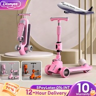 Scooter for kids 3 Wheels Outdoor Folding Boy And Girl Anti-rollover Kid Toy led music light GIFT滑板车